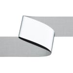 Лента светоотражающая (катафотная) [cpl:380], 35 мм / 50 метров, 65% п/э, 35% х/б, серый, Gamma JF9001