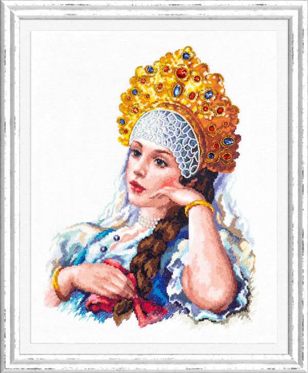 Набор для вышивания нитками Чудесная игла, Моя отрада 32х41 см