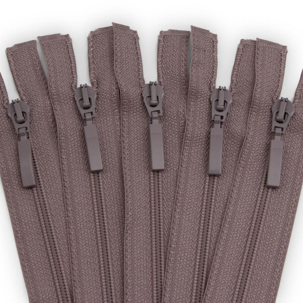 Молния спираль (витая) Arta Т5 (5 мм) 1 зам., разъем., 40 см, цв. 327 серый, уп.5 шт