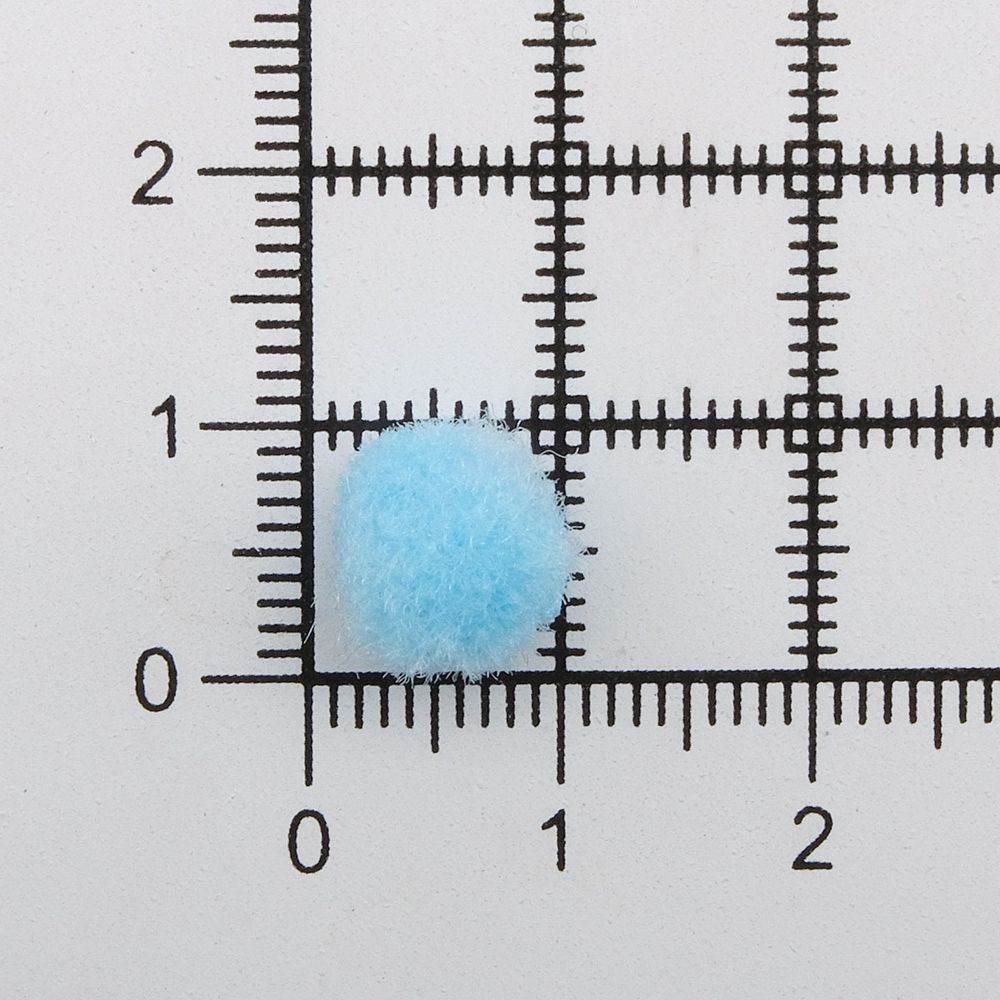 Помпоны декоративные ⌀10мм, 100 шт/упак, Astra&Craft (PA-019 св.голубой)