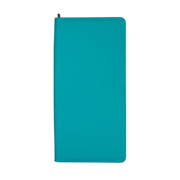 Органайзер для спиц и крючков кожзаменитель 43х21х2 см, 01 бирюза, Gamma OGN-04