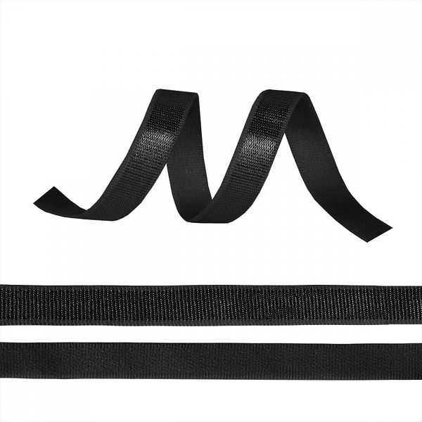 Резинка бельевая (бретелечная) 8.0 мм / 50 метров, RBB05 черный F322