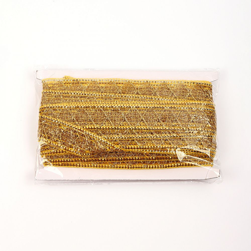 Тесьма отделочная 35 мм / 13.71 метров, TBY 912 цв.золото