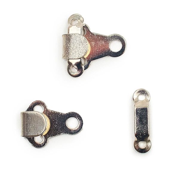 Крючки брючные (юбочные) пришивные 6 мм, с дугой, сталь серебристый, Prym