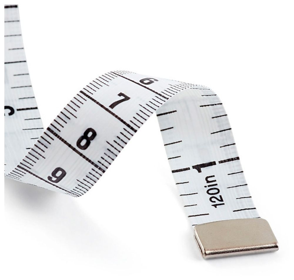 Рулетка Jumbo пластик 300 см, сантиметровая и дюймовая шкала, Prym 282260, УЦЕНКА