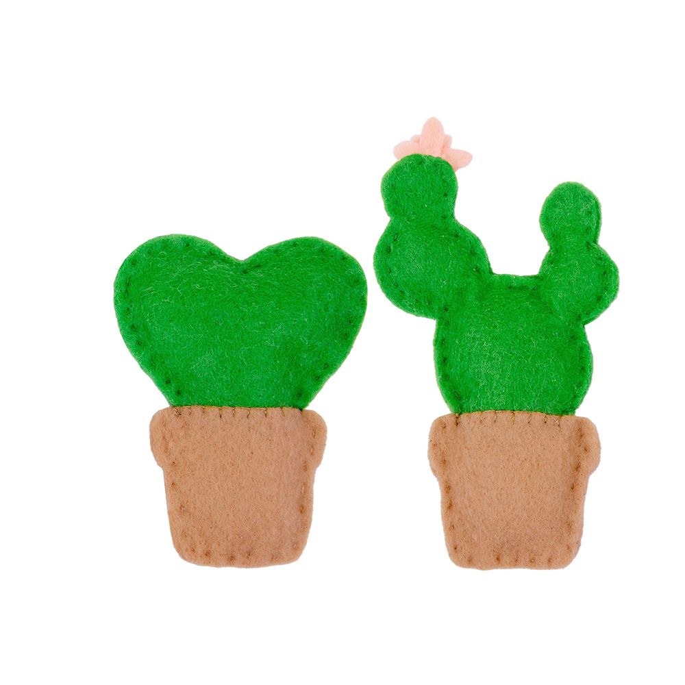 Набор для шитья игрушки Кактусы 11 см, Miadolla TF-0252