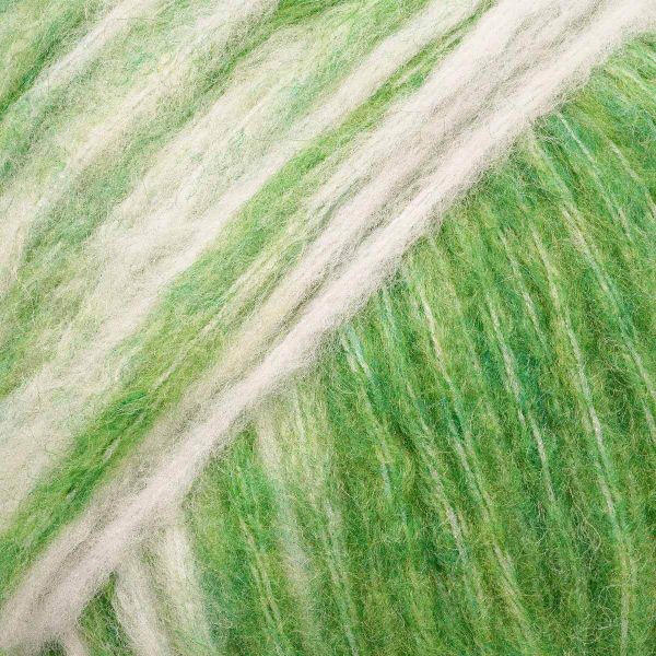 Пряжа YarnArt (ЯрнАрт) Raindrops / уп.10 мот. по 50 г, 115 м, 2912 зеленый меланж