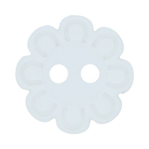 Пуговицы детские 11 мм, 36 шт, №А001 белый, Gamma AY 9977