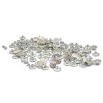 Пуговицы джинсовые ⌀17 мм, фиксированная ножка, сталь, 8 звезд, никель, 100 шт, New Star