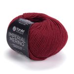 Пряжа YarnArt (ЯрнАрт) Imperial Merino / уп.10 мот. по 50 г, 100 м, 3344 кирпично-красный