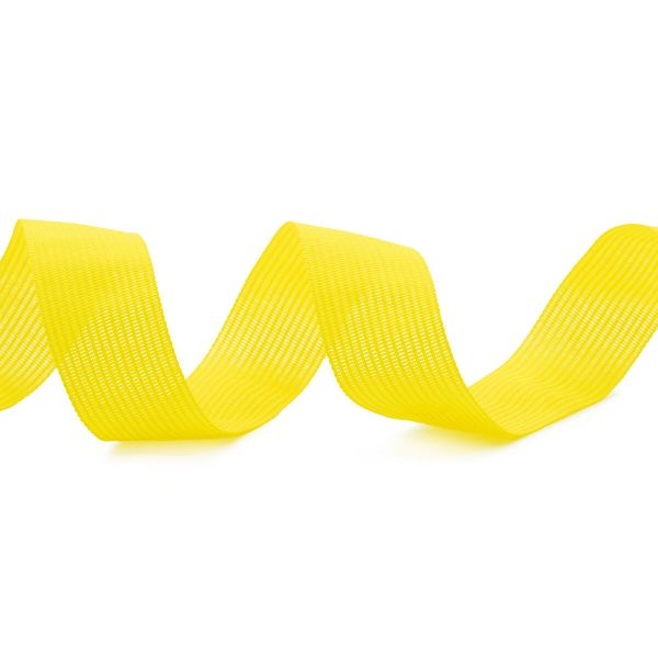 Тесьма (лента) окантовочная 23 мм / 100 метров, 3.8 г/м, 006 желтый