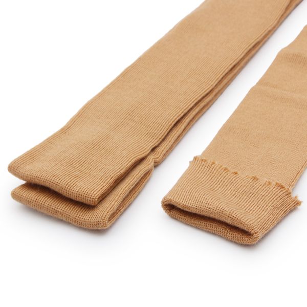 Манжеты трикотажные рукава 7.0 см / 3 метра, полушерсть тонкие 14кл. 1х1, 070 соломенный