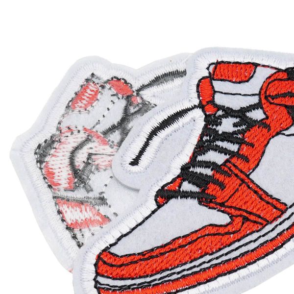 Термоаппликация КРОСЫ 80х60мм (Red (красный)), 2 шт, LA581