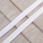 Лента бархатная (тесьма) 09.0 мм / 32.9±2 метров, 0081-1006, 01 белый