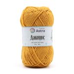 Пряжа Astra Premium (Астра Премиум) Джинс, (Jeans) / уп.4 мот. по 50 г, 135 м, 390 горчица