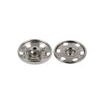 Кнопка пришивная металл ⌀12.0 мм, 6х6 шт, никель, KOH-I-NOOR 10 (KIN1000 №4)