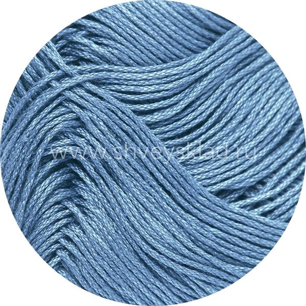 Пряжа ПНК им.Кирова кокон Ромашка / уп.4 мот. по 75 г, 320м 2608 голубой