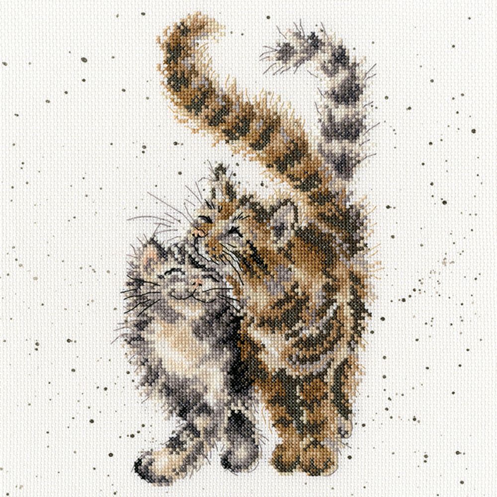 Bothy Threads, Feline Good (Кошачьи нежности), 26х26 см