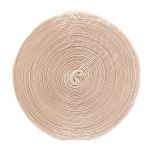 Лента (тесьма) шторная: сборка параллельная (1:2.5) 80 мм / 100 метров, бежевая