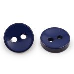 Пуговицы 2 прокола 14L, 9 мм, (Blue2 (синий2)), NE74, 144 шт
