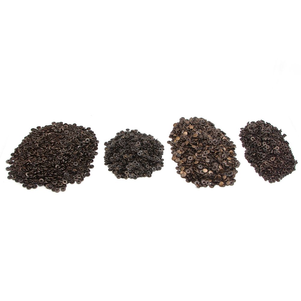 Кнопка Альфа (S-образная) ⌀12.5 мм, ≈1440 шт, №54, СТАЛЬ, антик, NEW STAR