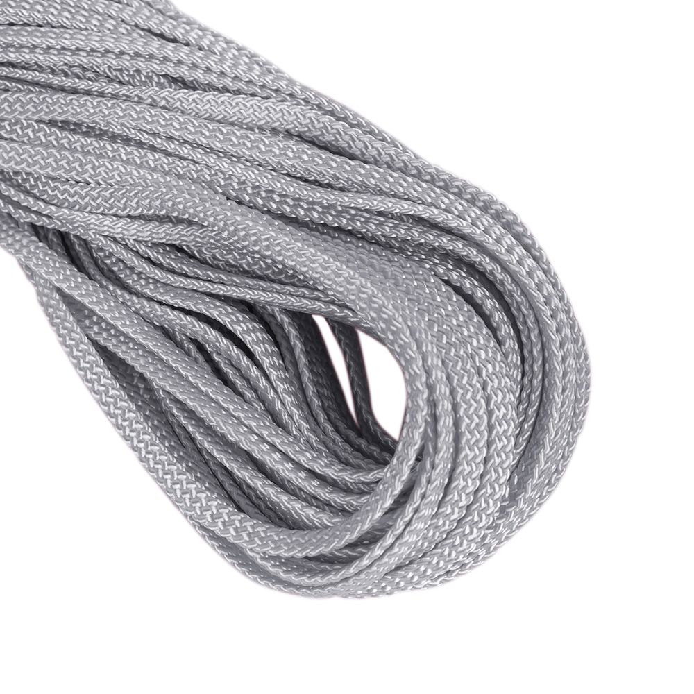 Шнур плоский п/а ⌀5.5 мм, 50 м, 902040 / св.серый, Gamma 1с19