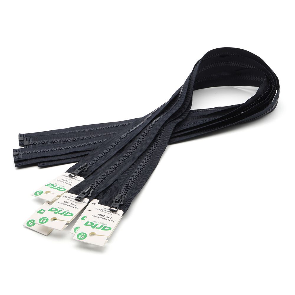 Молния трактор Arta Т6 (6 мм) 1 зам., разъем., 85 см, цв. 118 индиго, 5 шт