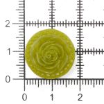 Пуговицы на ножке Розочки, 10 шт (23 травяной)