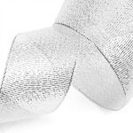 Лента металлизированная 40.0 мм / 22.85±1 метра, цв. серебро, Magic4Hobby, упак. 2 шт