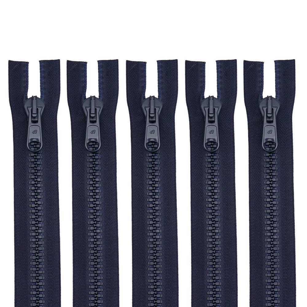 Молния трактор Arta Т8 (8 мм) 2 зам., разъем., 85 см, цв. 044 т.синий, уп.5 шт