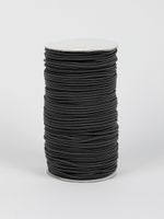 Резинка шляпная (шнур эластичный) ⌀2.5 мм / 100 метров, F312 тёмно-серый