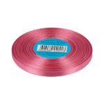 Лента атласная 1-сторонняя 6.0 мм / 33±2 метра, №025 т-розовый, в термоплёнке, Gamma