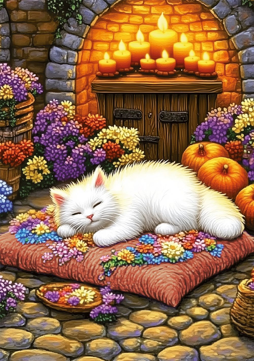 Пазл 500 элементов, PZL-500/83 Сон у камина, Фрея