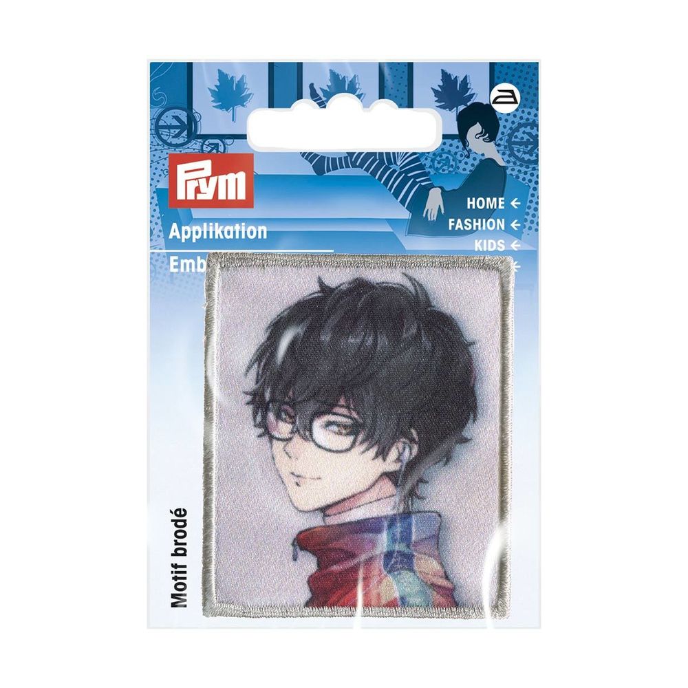 Термоаппликация K-Pop Юноша в очках, Prym