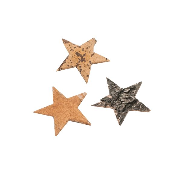 Декоративные элементы из коры дерева 