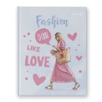 Бизнес-блокнот, матовая ламинация + блёстки, A5+ 80 л. 22 шт, клетка, Стильная штучка 000927, Светоч 80ББТ5_92_5_1