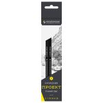 Карандаш чернографитный (набор) Проект ассорти 8х6 шт, 2М(2B), М(B), ТМ(HB), ТМ(HB), Т(H), 2Т(2H), ВКФ 6B-4010