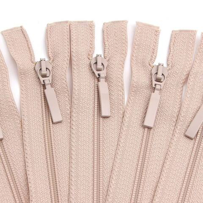 Молния спираль (витая) Arta Т5 (5 мм) 1 зам., разъем., 70 см, цв. 572 св.бежевый, уп.5 шт