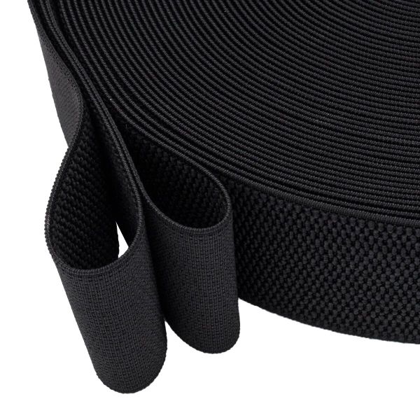 Резинка для подтяжек (помочная) 60.0 мм / 25 метров, 37.8 г/п.м., 580 черный, 6123-9257