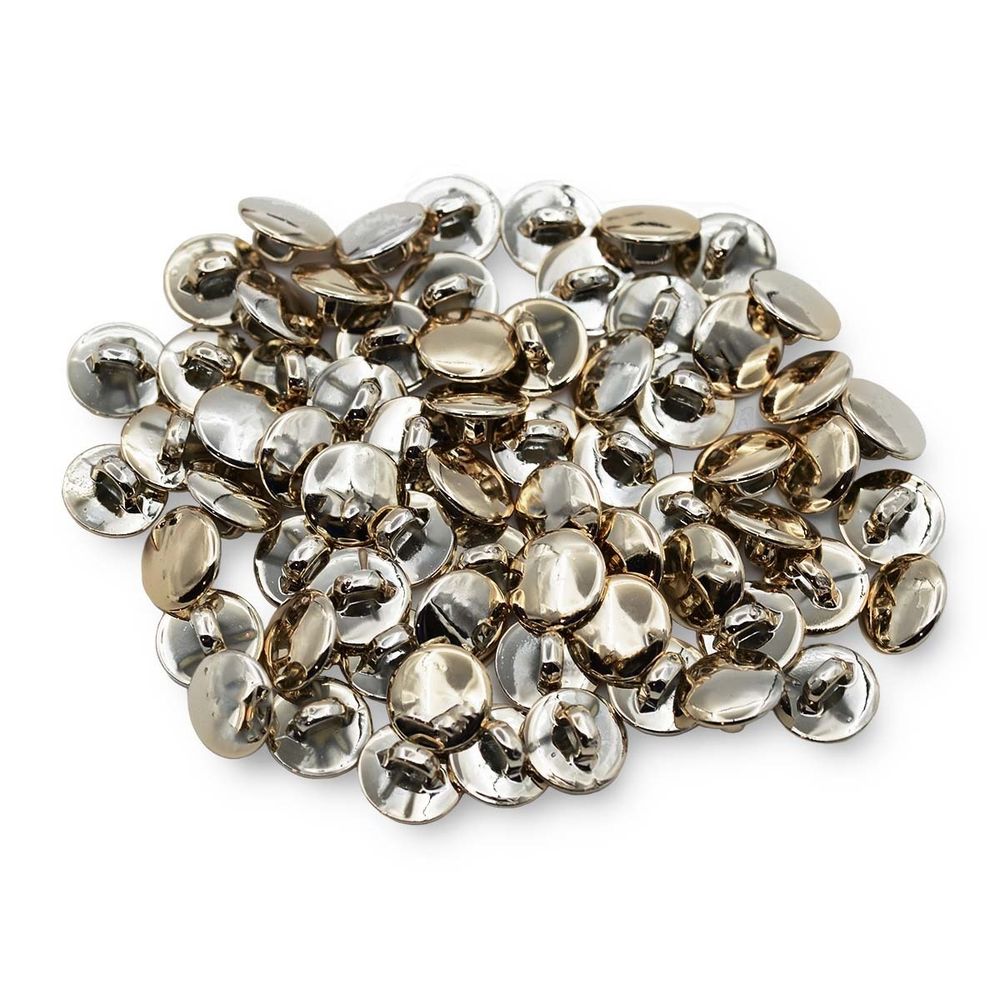 Пуговицы на ножке 18L (11мм) (Gold (золотой)) NE70, 72 шт