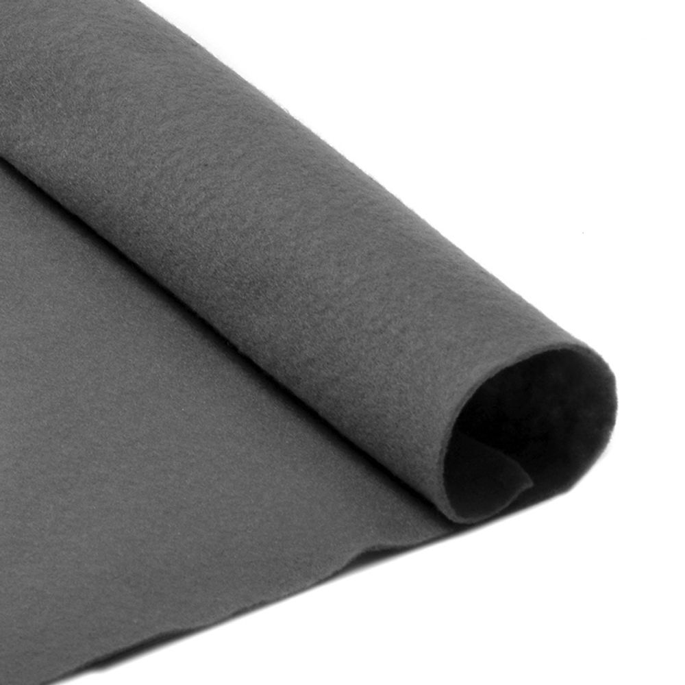 Фетр рулонный жесткий 1.0 мм, 100 см, рул. 10 метров, арт.FLT-H2, цв.694 серый