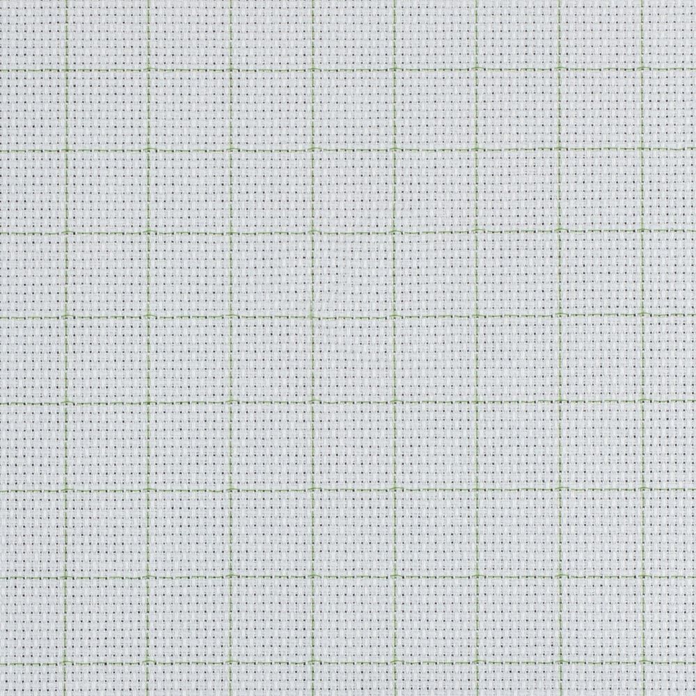 Канва Aida 14 ct, 150х100 см, 92% хлопок, 8% терилен, бл.бл.голубой в клетку, Gamma K04R