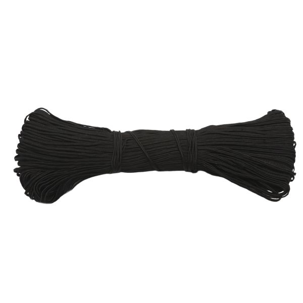 Шнур сутажный ⌀2.0 мм / 50 метров, 20 черный