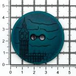 Пуговицы 2 прокола (3.02-1271-45)"Лондон" (малахит), 20 шт