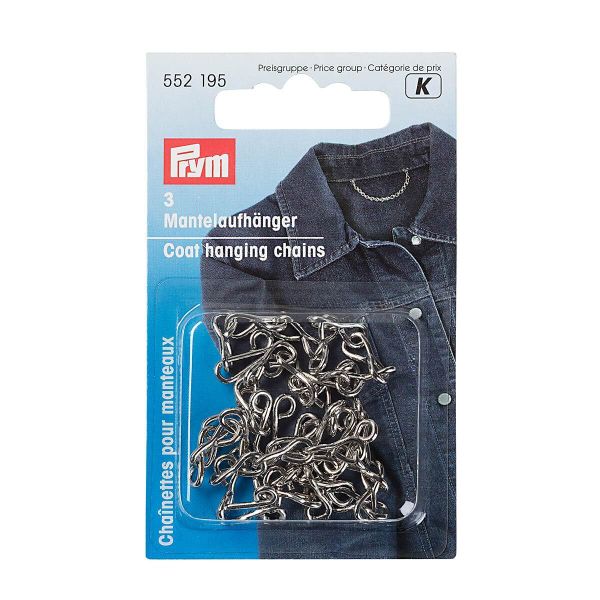 Петля-вешалка для пальто, железо серебристый цв, Prym