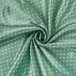 Ткань блузочная Poly satin 75 г/м², 200х145 см, 13 морская волна/ белый, Gamma PSS-002