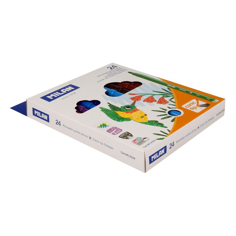 Набор фломастеров 24 цв, 612324, Milan