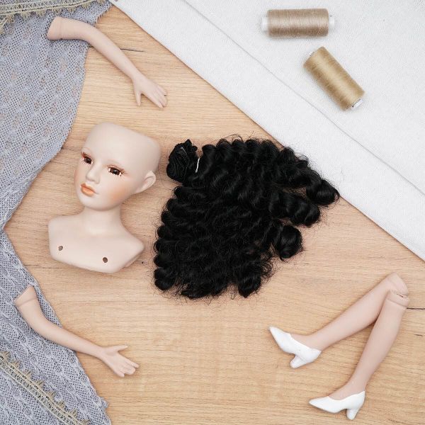 Трессы Элит кудри №38 001, длина волос 38см, ширина 100 см, 1шт, 26449