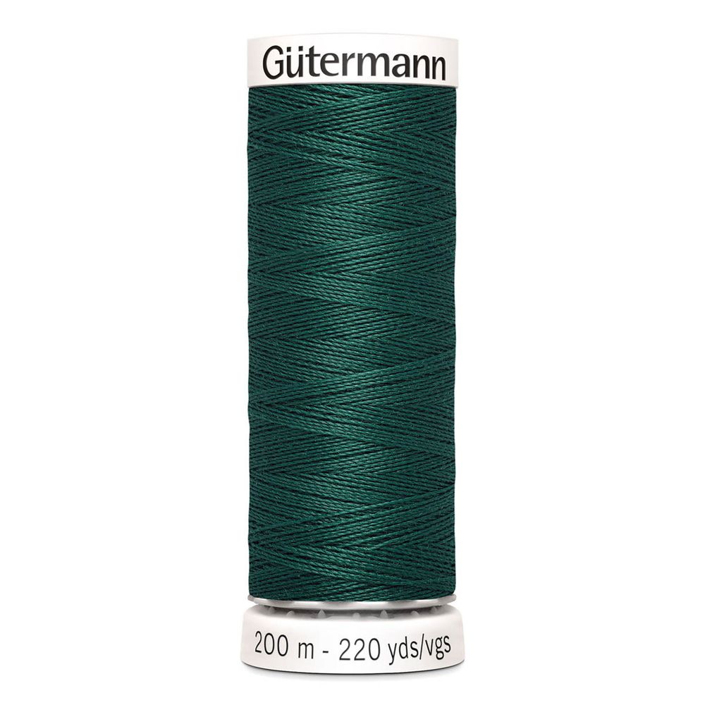 Нитки универсальные Gutermann Sew-all, 200м, 869 глубокий сине-зеленый, 1 катушка