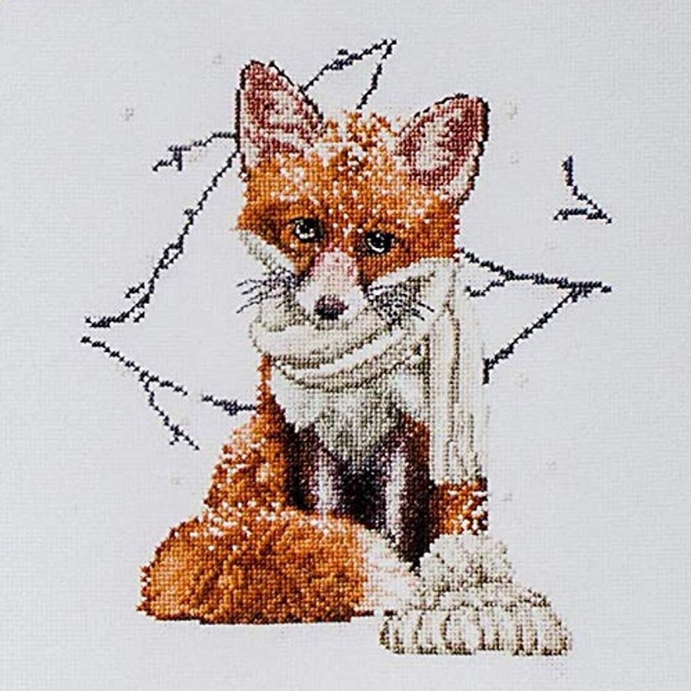 Cross Stitch Fox вышивка